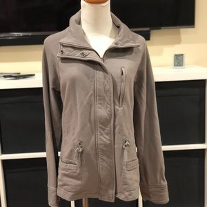 Ladies Gap Jacket-Sweatshirt, zipper/drawstring, S